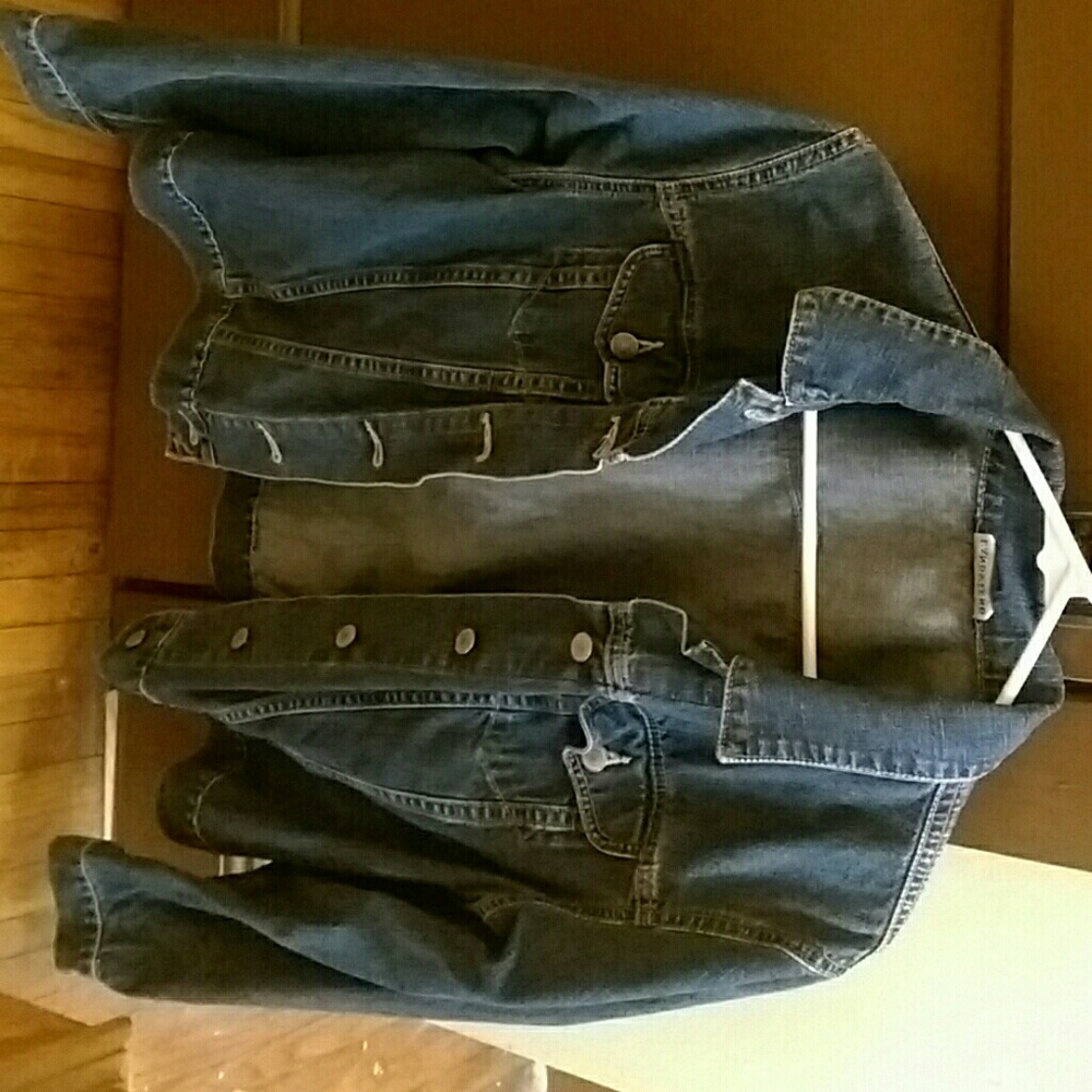 Lands end denim jacket